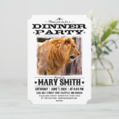 Invitation Card_Western Style (Lion) Einladung (Stehend Vorderseite)