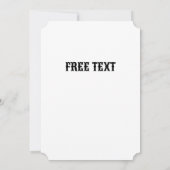 Invitation Card_Western Style (Lion) Einladung (Rückseite)