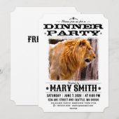 Invitation Card_Western Style (Lion) Einladung (Vorne/Hinten)