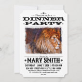 Invitation Card_Western Style (Lion) Einladung (Vorderseite)