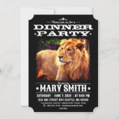 Invitation Card_Western Style (Lion) Einladung (Vorderseite)