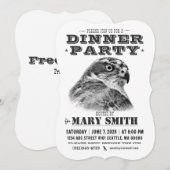 Invitation Card_Western Style (Northern Goshawk) Einladung (Vorne/Hinten)