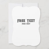 Invitation Card_Western Style (Northern Goshawk) Einladung (Rückseite)