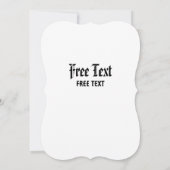 Invitation Card_Western Style (Wolf) Einladung (Rückseite)