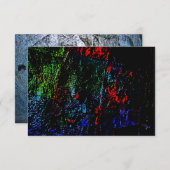 invitation dark texture abstract recycle motif einladung (Vorne/Hinten)