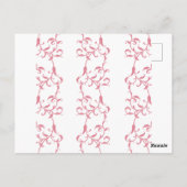 Invitation de boda decorada con hojas de acanto postkarte (Rückseite)