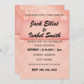 INVITATION DE MARIAGE DE LUXE EINLADUNG (Vorne/Hinten)