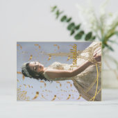 Invitation de quinceanera einladung (Stehend Vorderseite)