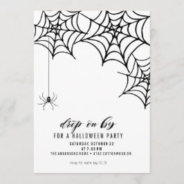 INVITATION DES SPIDER-HALLOWEEN-PARTY EINLADUNG