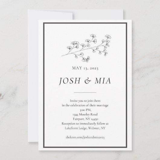 Invitation Einladung (Vorderseite)