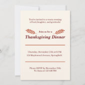 Invitation Einladung (Rückseite)