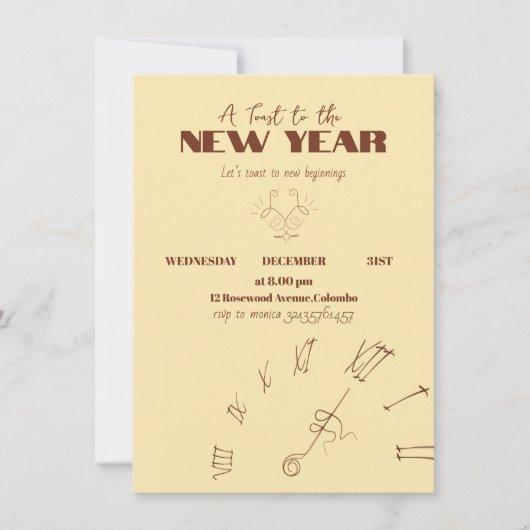 Invitation Einladung (Vorderseite)