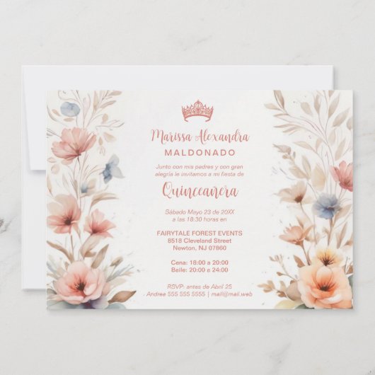 Invitation Einladung (Rückseite)