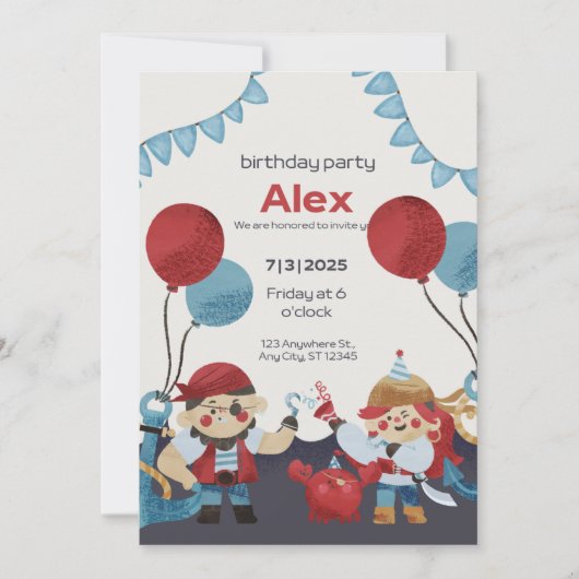 Invitation Einladung (Vorderseite)