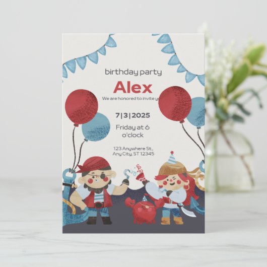 Invitation Einladung (Stehend Vorderseite)