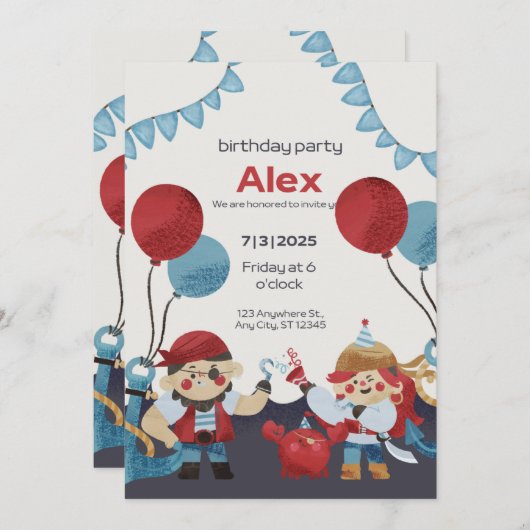 Invitation Einladung (Vorne/Hinten)