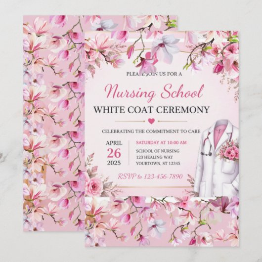 Invitation Einladung (Vorne/Hinten)