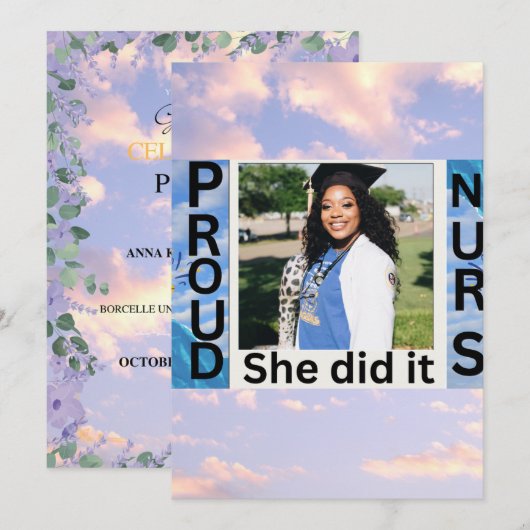 Invitation Einladung (Vorne/Hinten)