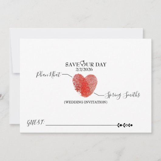 Invitation Einladung (Vorderseite)