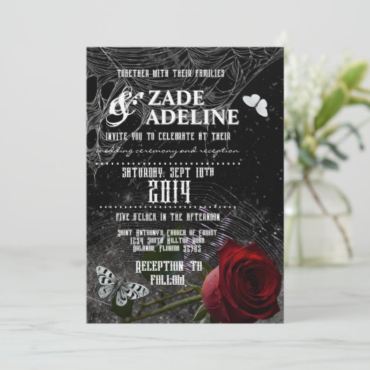 Invitation Einladung (Stehend Vorderseite)