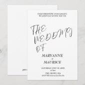 Invitation Einladung (Vorne/Hinten)