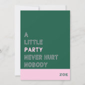 Invitation Einladung (Vorderseite)