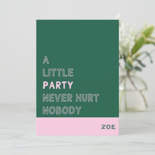 Invitation Einladung (Stehend Vorderseite)