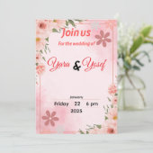 Invitation Einladung (Stehend Vorderseite)