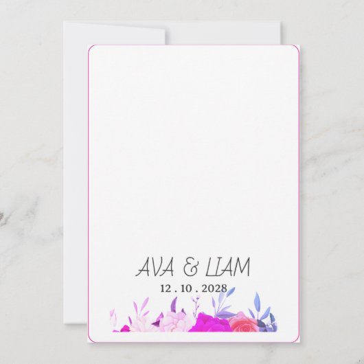 Invitation Einladung (Rückseite)