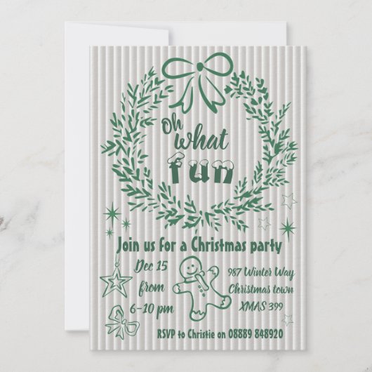 Invitation Einladung (Vorderseite)