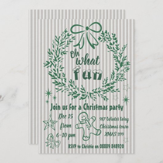 Invitation Einladung (Vorne/Hinten)