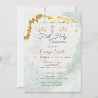 Invitation First Boy Communion Einladung
