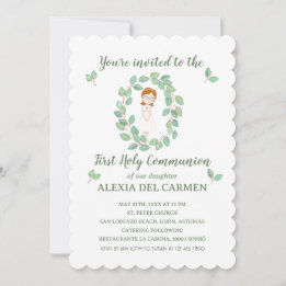 Invitation First Holy Communion ALEXIA Einladung