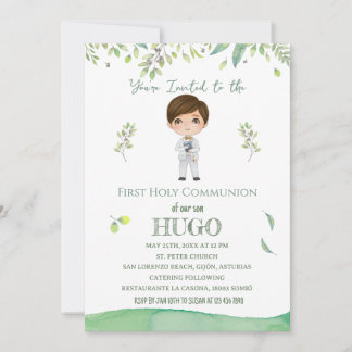 Invitation First Holy Communion HUGO Einladung