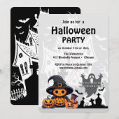 Invitation : HALLOWEEN House #1 Einladung (Vorne/Hinten)