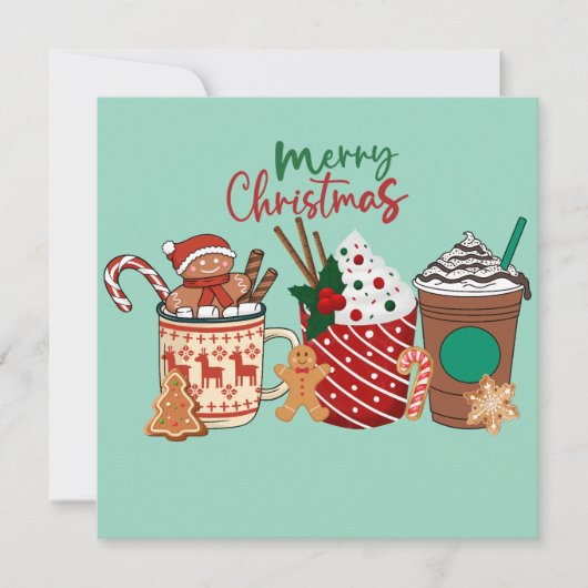 Invitation Merry Christmas Einladung (Vorderseite)