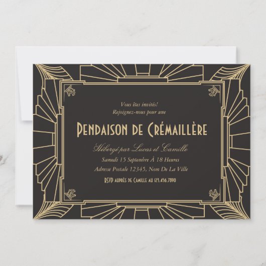 Invitation orientée de partie de pendaison de 1920 einladung (Vorderseite)