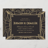 Invitation orientée de partie de pendaison de 1920 einladung (Vorne/Hinten)