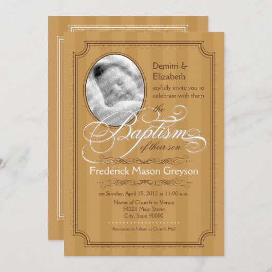 Invitation (Pumpkin) Einladung (Vorne/Hinten)