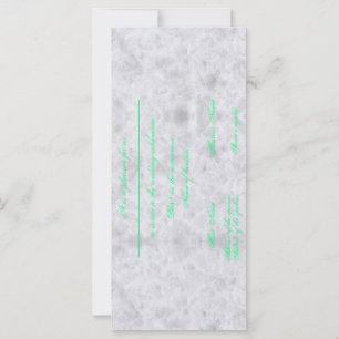 Invitation to the wedding card marble – Marriage