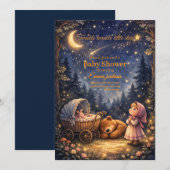 Invitation Twinkle Twinkle Little Star Baby Shower Einladung (Vorne/Hinten)