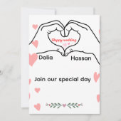 Invitation wedding  einladung (Vorderseite)