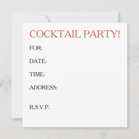 INVITATIONEN Abendessen auf mir, Olive? Mittel ode Einladung (Rückseite)