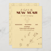 Invitations Einladung (Vorne/Hinten)