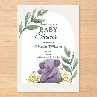 Invitations & Stationery Invitations & Announcemt Acryleinladungen