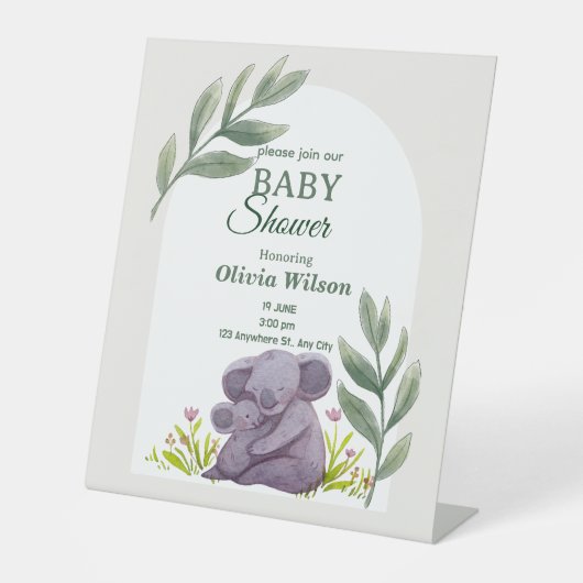 Invitations & Stationery Invitations & Announcemt Sockelschild (Vorderseite)