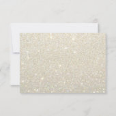 Invite - White Gold Glit Fab Dusche Einladung (Rückseite)