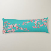 Inviting Cherry Blossom Garden Seitenschläferkissen (Rückseite)