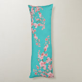 Inviting Cherry Blossom Garden Seitenschläferkissen (Rückseite (Vertikal))