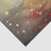 Inviting Christmas candle tissue paper holly berry Seidenpapier (Ausschnitt)